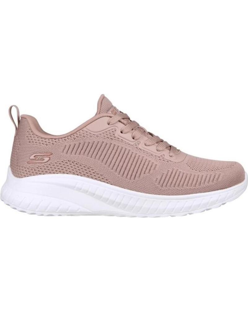 Deportivas de Mujer y Niña SKECHERS 117209-BLSH BOBS SQUAD CHAOS FACE OFF BLUSH ROSA