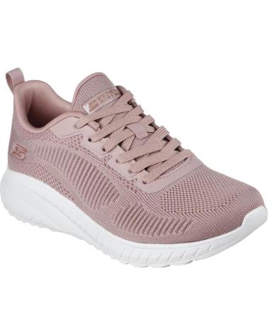 Deportivas de Mujer y Niña SKECHERS 117209-BLSH BOBS SQUAD CHAOS FACE OFF BLUSH ROSA