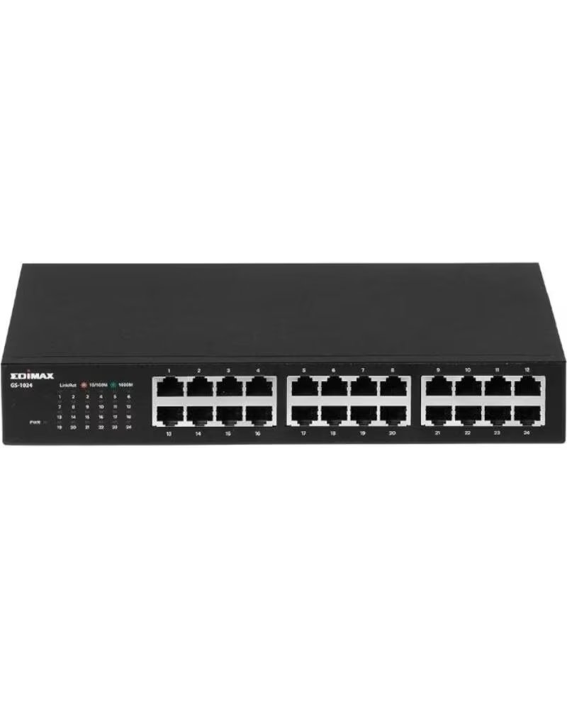 EDIMAX GS-1024 SWITCH 24 PORTAS GIGABIT ETHERNET METÁLICO