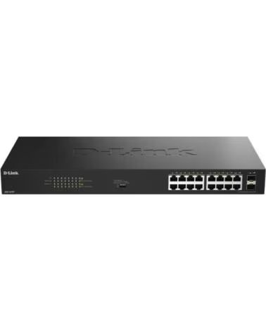 DLINK D-Link DGS-1018P-E Switch 16xGbE PoE 2xSFP