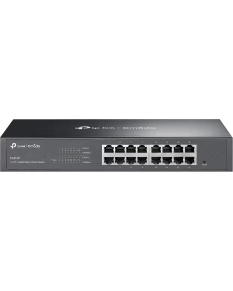 TP-LINK ES216G Switch 16xGbE Metal 1U
