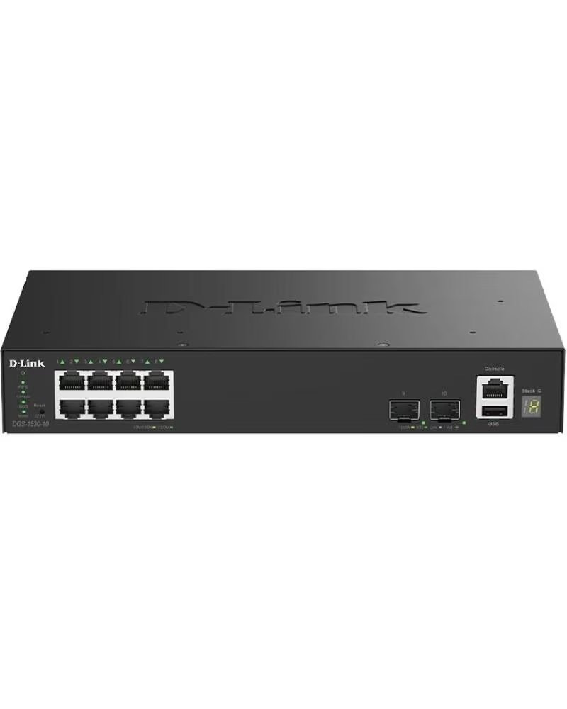 D-LINK DGS-1530-10-E COMUTADOR 8XGB 2X10G SFP