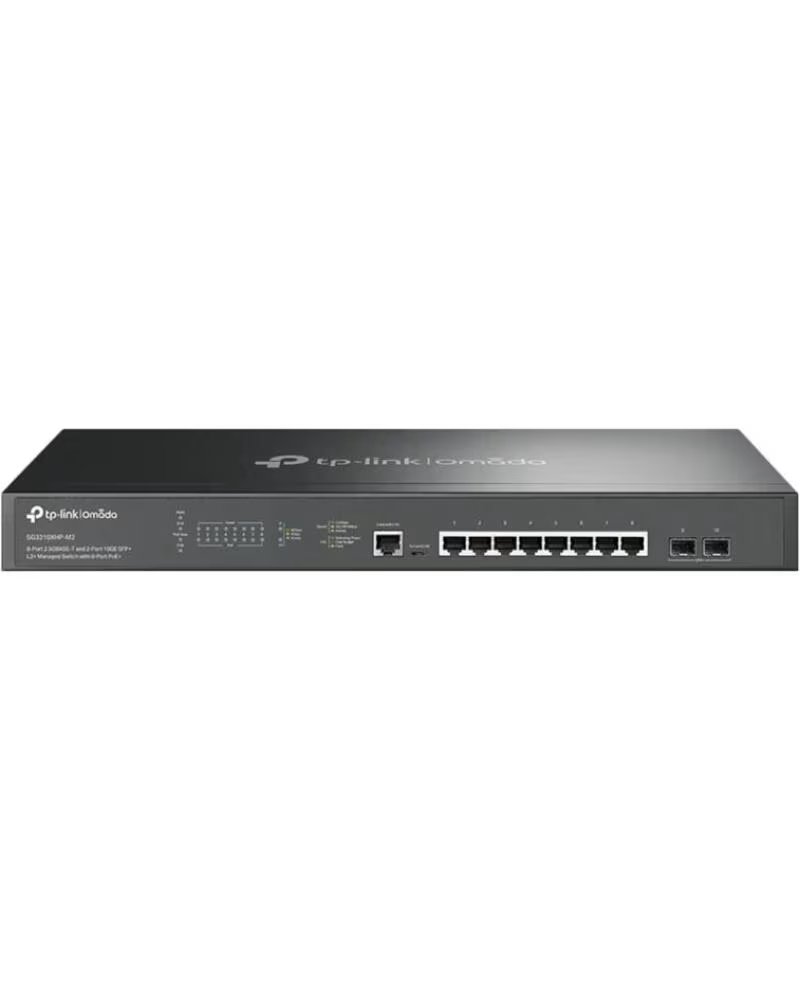 TP-LINK OMADA SG3210XHP-M2 SWITCH L2 8XPOE 2XSFP+