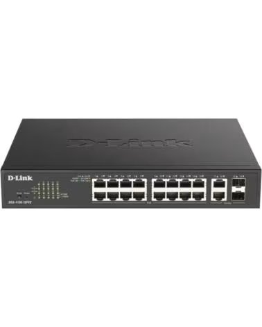 D-LINK DGS-1100-18PV2 SWITCH 16XGB 2XSFP POE
