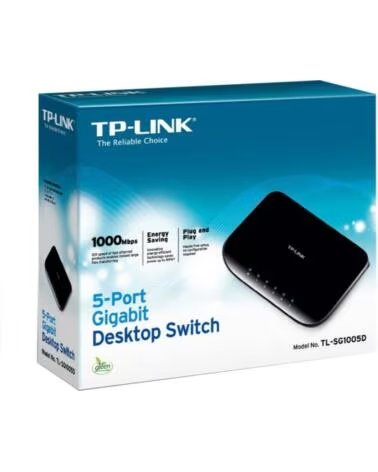 TP-LINK Switch TL-SG1005D 5 Puertos- RJ-45 10-100-1000