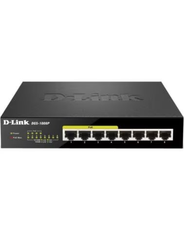 DLINK D-Link DGS-1008P Switch 8xGB 4xPoE