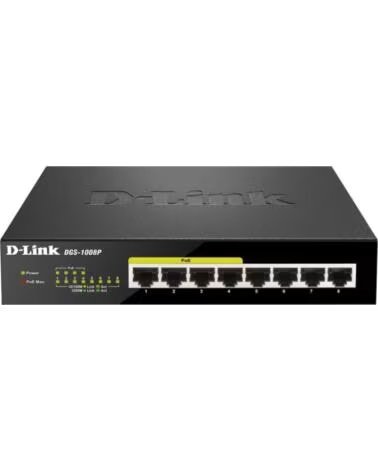 DLINK D-Link DGS-1008P Switch 8xGB 4xPoE