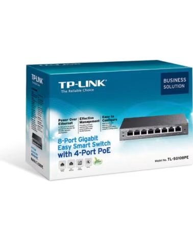 TP-LINK TL-SG108PE Switch 8xGB 4xGB PoE