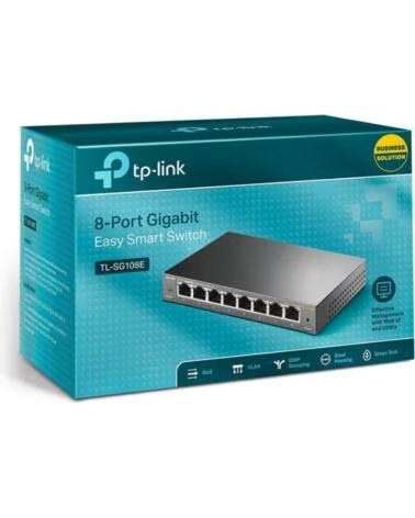 TP-LINK TL-SG108E COMMUTATEUR 8XGB EASY SMART RJ-45