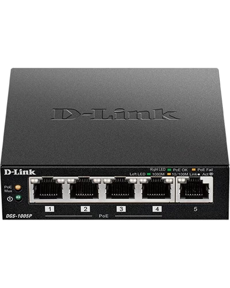 DLINK D-Link DGS-1005P Switch 5xGB 4xPoE