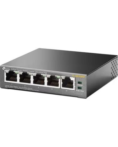 TP-LINK Switch 5 puertos 10 - 100 - 1000 4 ptos poe 56w tp - link