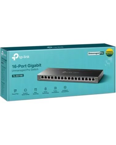 TP-LINK TL-SG116E Switch 16xGB Metal