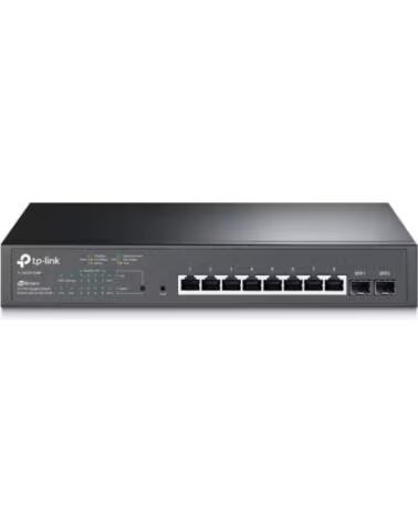 TP-LINK Switch 8 puertos 10 - 100 - 1000 poe 150w 2 sfp gestion l2 tp - link