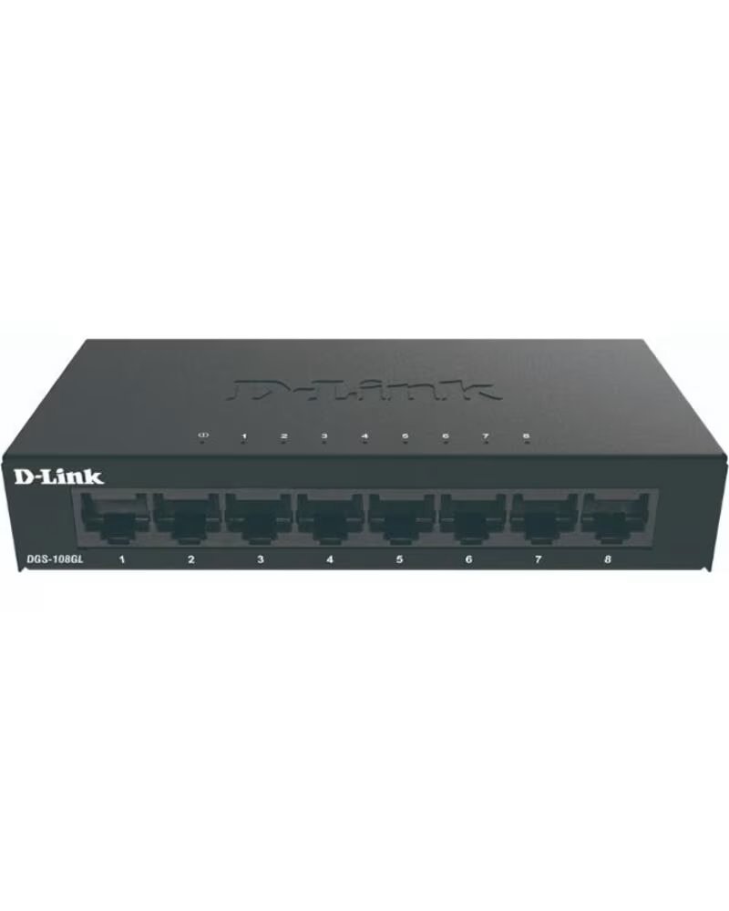 DLINK D-Link DGS-108GL Switch 8xGB Metal PlugPlay
