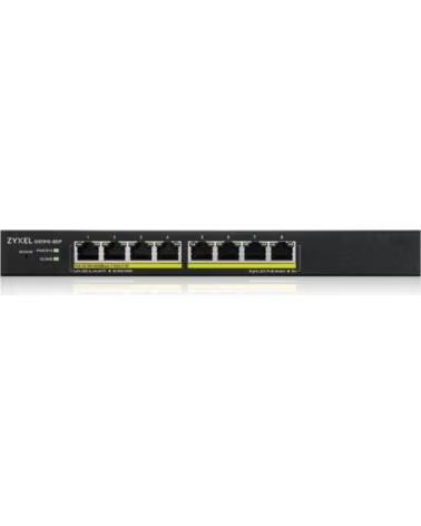 ZYXEL Switch 8 puertos gs1915 - 8ep gigabit ethernet poe 60w nebula