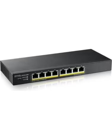 ZYXEL Switch 8 puertos gs1915 - 8ep gigabit ethernet poe 60w nebula
