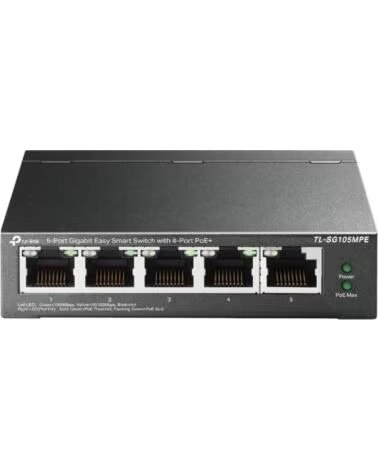 TP-LINK TL-SG105MPE Switch 5xGbE 4PoE Metal