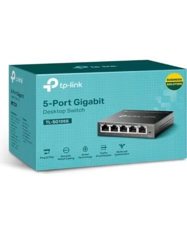 TP-LINK TL-SG105S Switch 5xGB RJ45 Metal