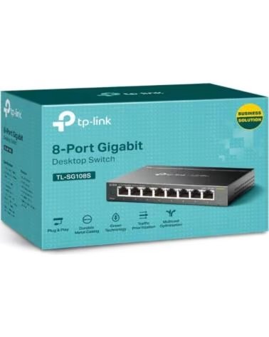 TP-LINK TL-SG108S Switch 8xGB RJ45 Metal