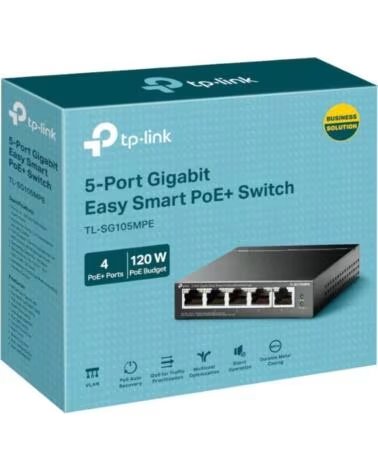 TP-LINK TL-SG105MPE Switch 5xGbE 4PoE Metal