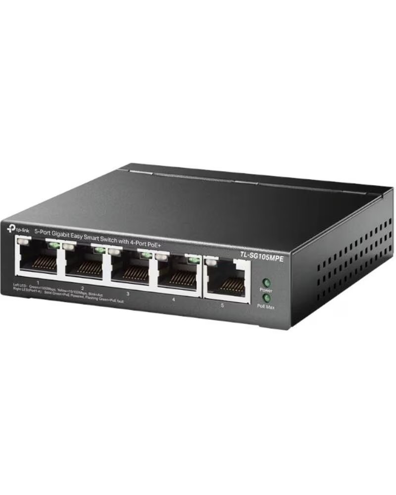 TP-LINK TL-SG105MPE Switch 5xGbE 4PoE Metal