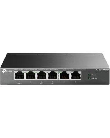 TP-LINK TL-SG1006PP Switch 6xGB 3xPoE 1xPoE