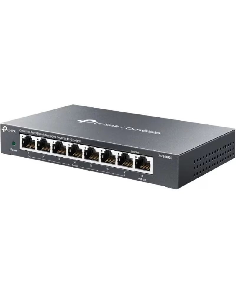 TP-LINK RP108GE Switch 7xGb PoE In 1xGb PoE Out