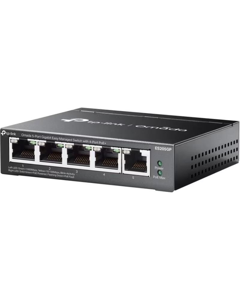 TP-LINK ES205GP Switch 4xGb PoE 1xGb 65W Desktop