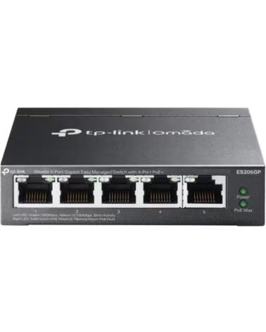 TP-LINK ES205GP Switch 4xGb PoE 1xGb 65W Desktop