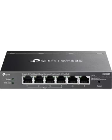 TP-LINK ES206GP Switch 4xGb PoE 2xGb 65W Desktop
