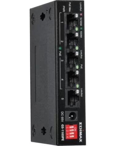 EDIMAX GS-1105PE Swithc 5xGbE 4PoE LR