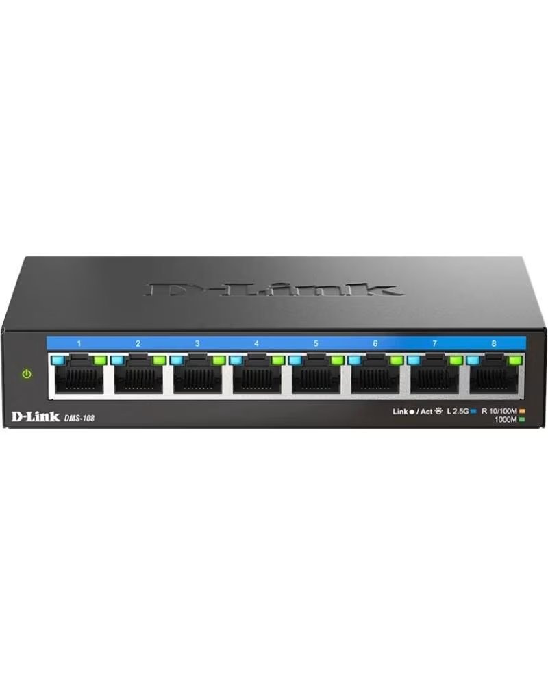 DLINK D-Link DMS-108 8x2 5MGb Unmanaged Switch