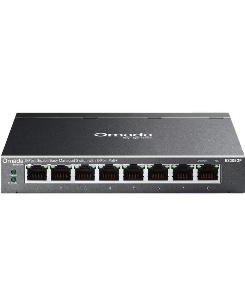 TP-LINK ES208GP Switch 8xGbE PoE Acero Desktop