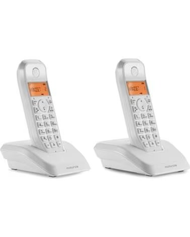 MOTOROLA S1202 Telefono DECT DUO Blanco