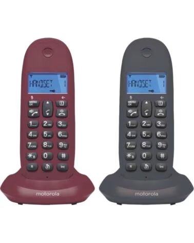MOTOROLA Telefono duo c1002 gris