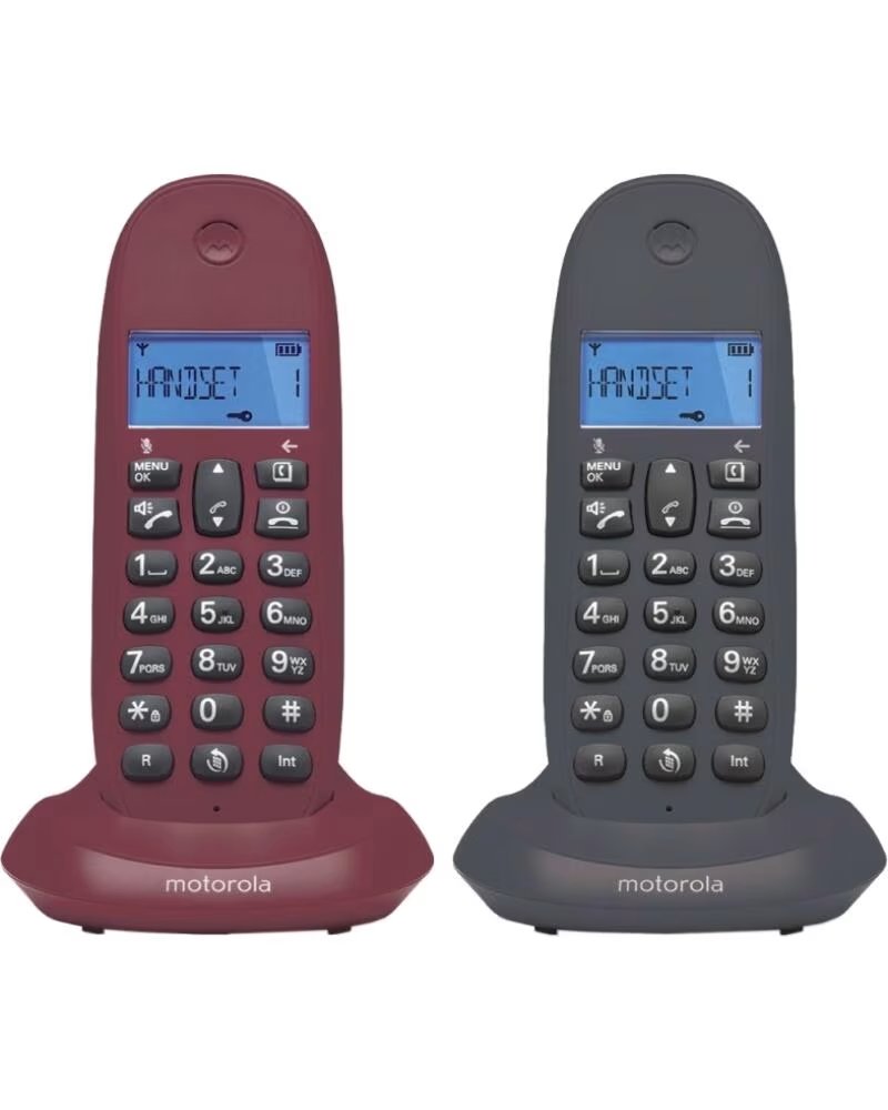MOTOROLA Telefono duo c1002 gris