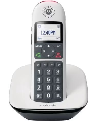 MOTOROLA CD5001 TELEFONO DECT TASTI GRANDI BIANCO