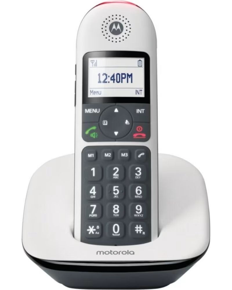 MOTOROLA CD5001 TELEFONE DECT TECLAS GRANDES BRANCO