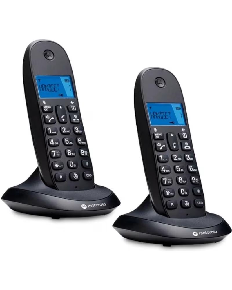 MOTOROLA C1002 CB Telefono DECT Negro Duo