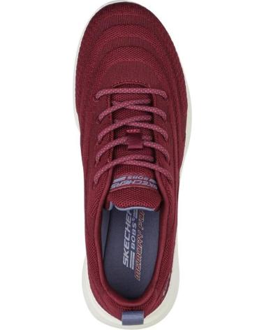 Sportschuhe für Damen SKECHERS BOBS SQUAD-3 - WHIP-SPLASH BURDEOS GRANATE