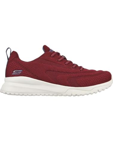 Sportschuhe für Damen SKECHERS BOBS SQUAD-3 - WHIP-SPLASH BURDEOS GRANATE