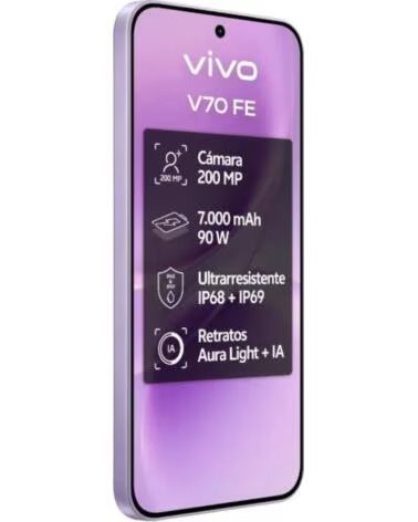 VIVO V70 FE 8Gb 256Gb Bundle Ch90w Buds3 Purple
