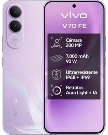 VIVO V70 FE 8Gb 256Gb Bundle Ch90w Buds3 Purple