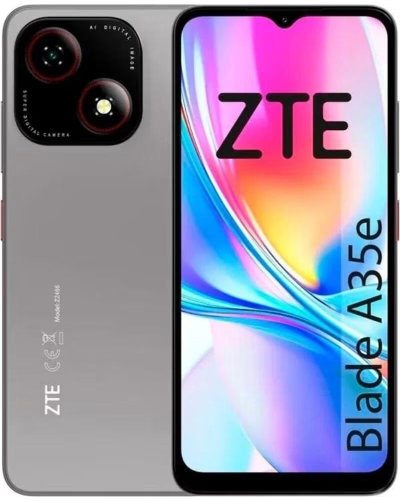 ZTE Smartphone Blade A35E 2GB- 64GB- 6 52- Gris Oscuro