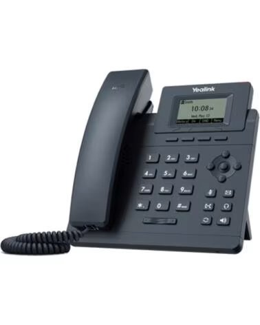 YEALINK SIP-T30 1 cuenta SIN PoE CON PSU