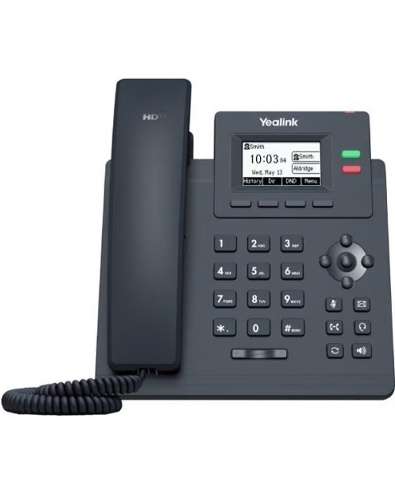 YEALINK SIP-T31 2 cuentas SIN PoE CON PSU