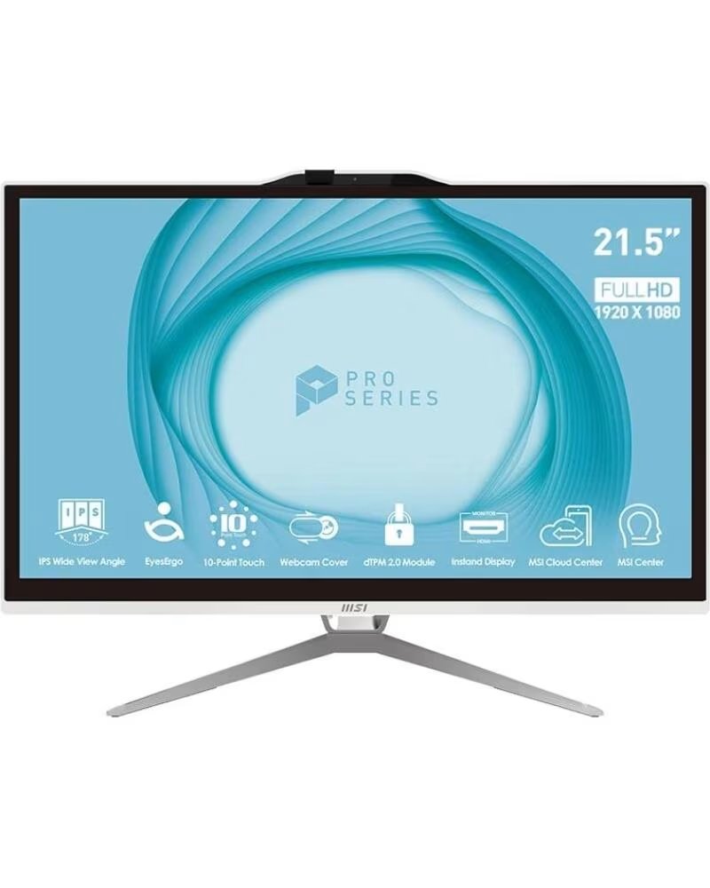 MSI Pro AP222T-435EU G7400 4GB 128 W11P 22 tac B