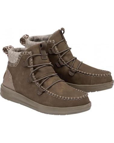 Bottines pour Femme HEY DUDE BOTINES ELOISE PARA MUJER EN COLOR MARRON MARRON