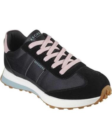 Sportschuhe für Damen SKECHERS GUSTO - RETRO WIND NEGRA NEGRO
