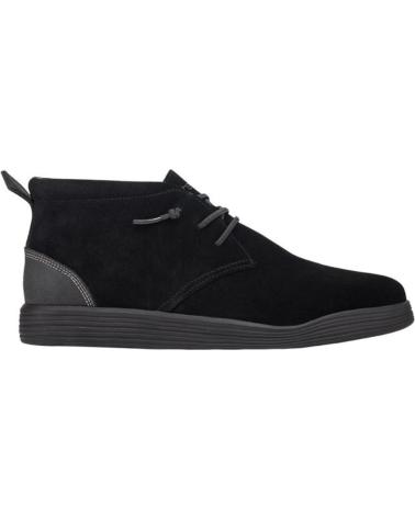 Botins de Homem HEY DUDE SUEDE NEGRO
